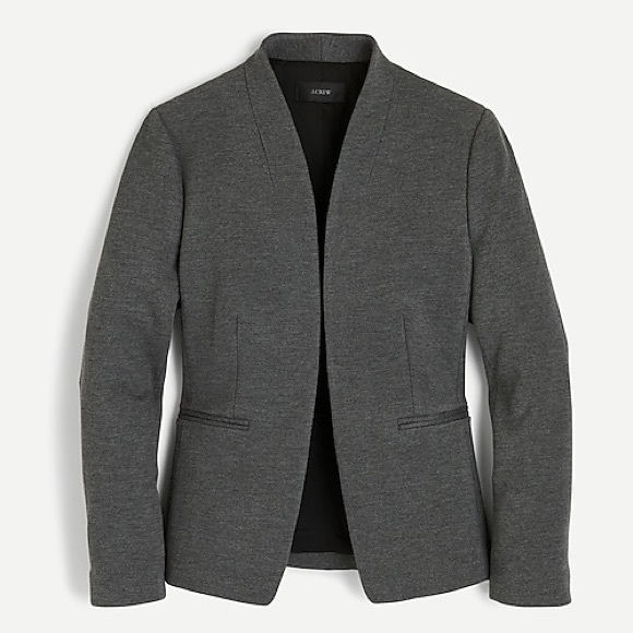 J Crew Going Out Blazer Grey Stretch Twill Jacket - Picture 3 of 13